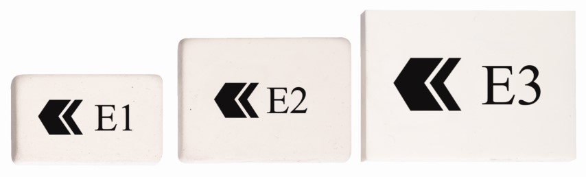 bg e1, e2 & e3 erasers