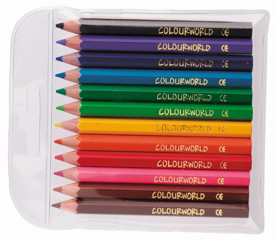 colourworld half pencils